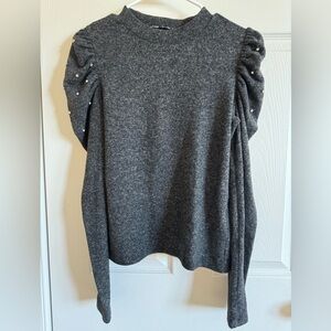Zara Black long sleeves top